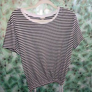 TOPS FOR WOMEN ♡♡ Striped Shirt ♡  A "Tea Shirt" hahaha   ♡ Black Graphic Tee